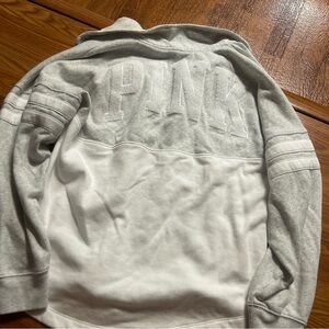 Victoria secret pink full zip up jacket sweatshirt size xsmall